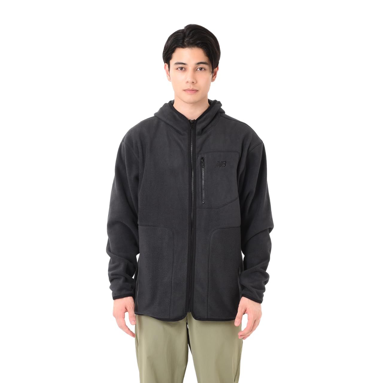 ニューバランス メンズ ファッションフリースジャケット MJ43515 BK ブラック BK ブラック M