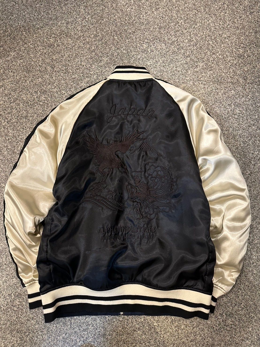 ALPHA industries リバーシブル MA-1 フライトジャケット スーベニア