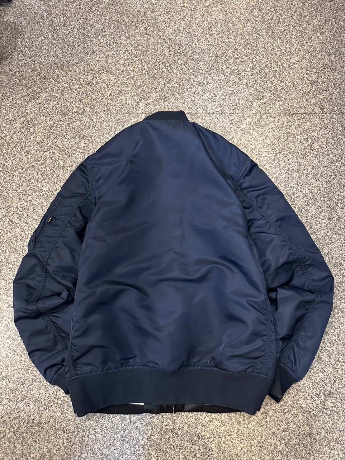 希少 ALPHA ベトジャン MA-1 刺繍 スベニア ベトナム スカジャン 黒 超