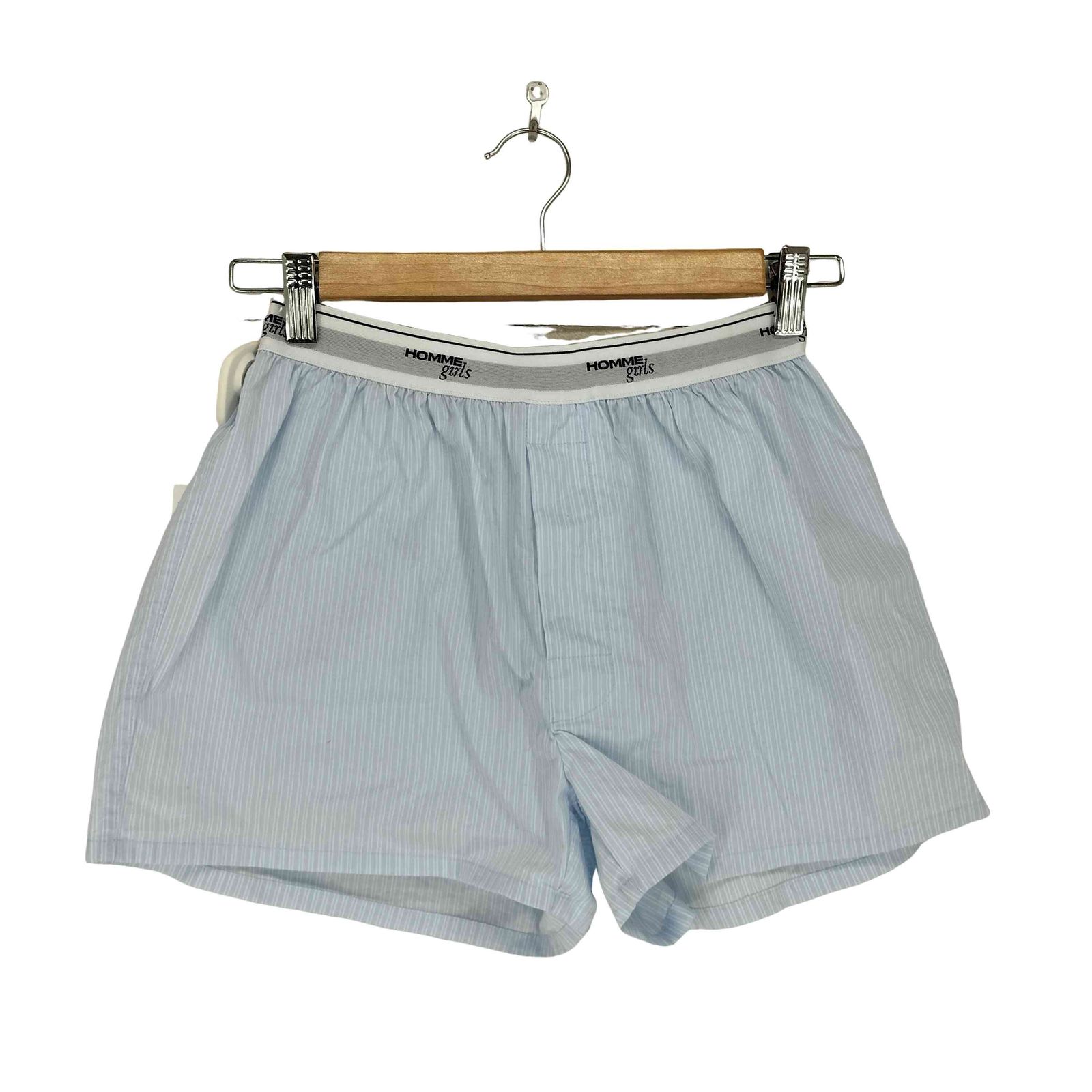 ユーズドフルギ 古着 HOMME GIRLS ストライプショートパンツ import レディース S