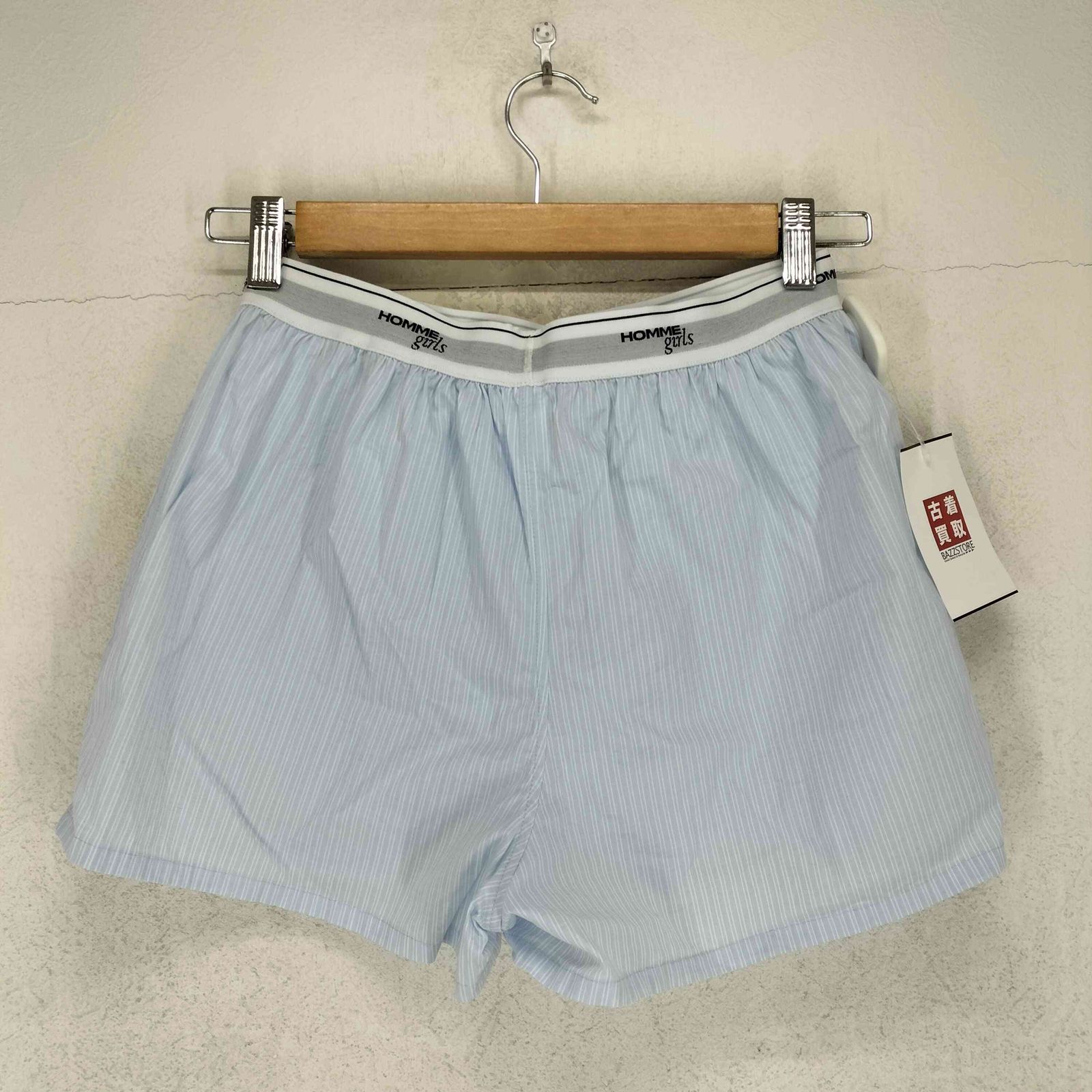 ユーズドフルギ 古着 HOMME GIRLS ストライプショートパンツ import レディース S