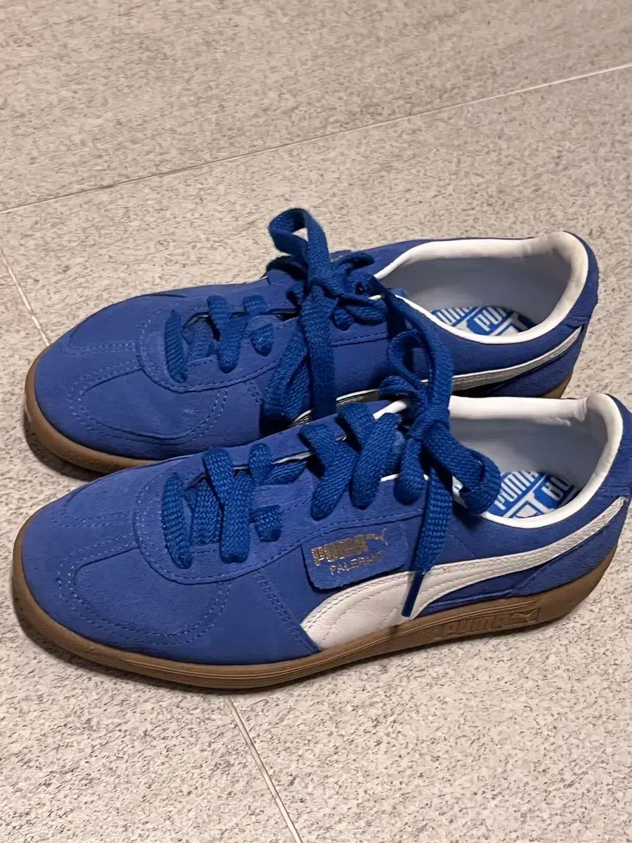 プーマ パレルモ スウェード ブルー スニーカー 240