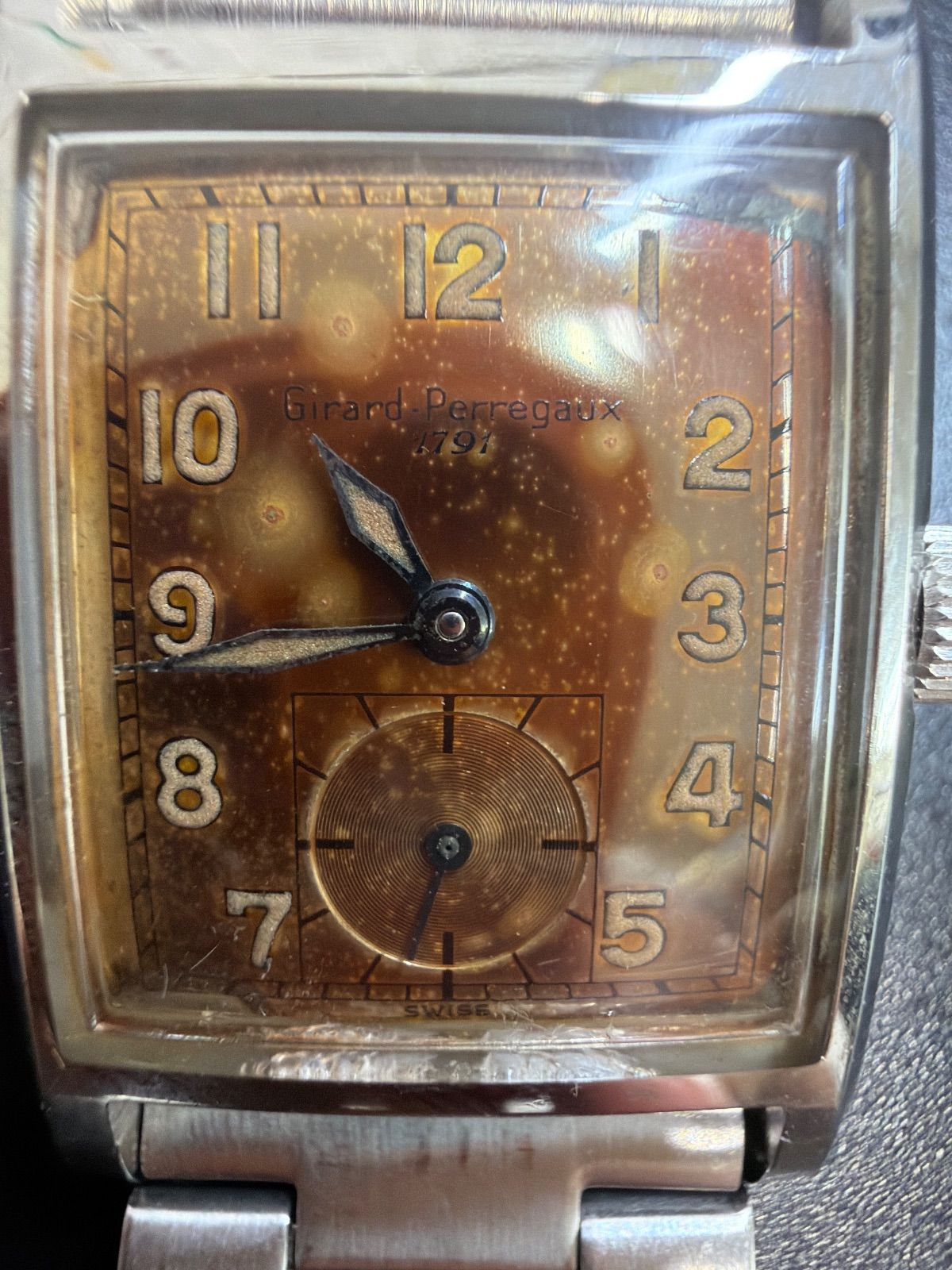 稼働品 ジラールペルゴ アンティーク腕時計 手巻き
