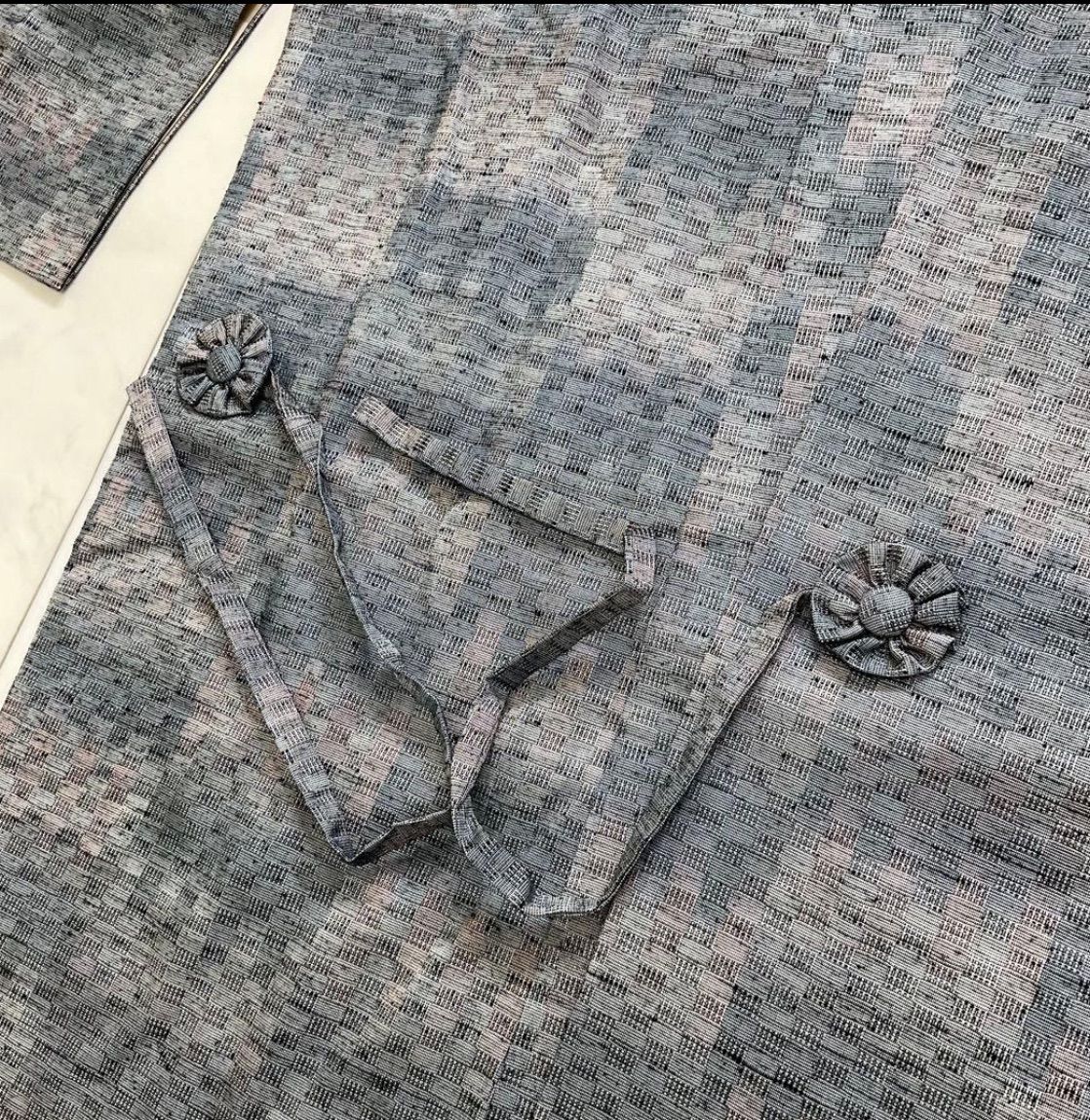 仕付け糸付き 正絹