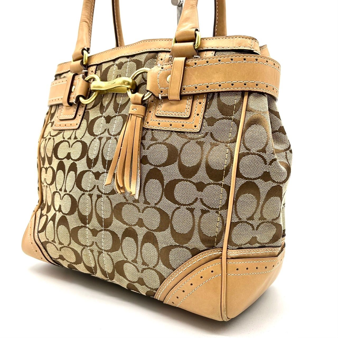 良品】 COACH コーチ Y2K トートバッグ ハンドバッグ ショルダーバッグ