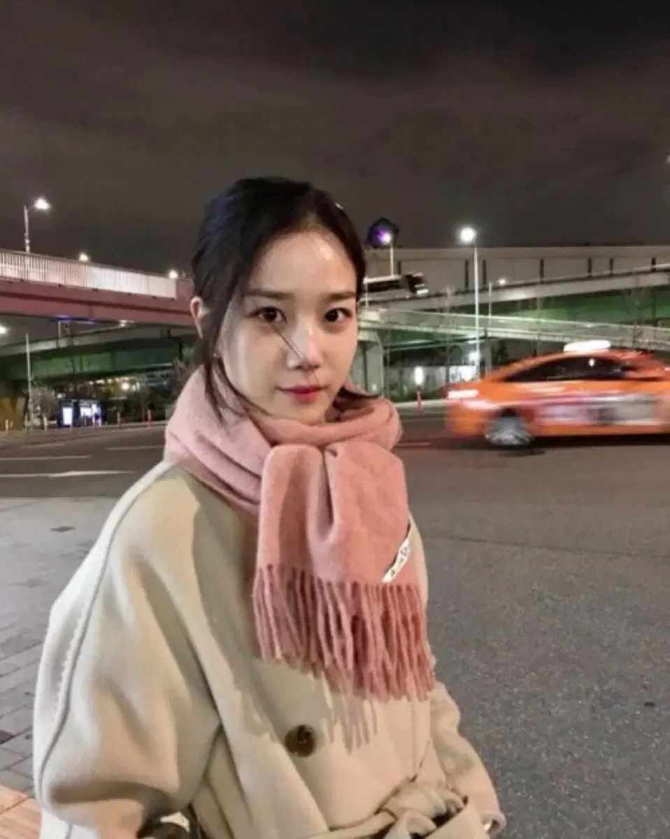 Acne Studios アクネストゥディオズ マフラー ナロー ローズ メランジ