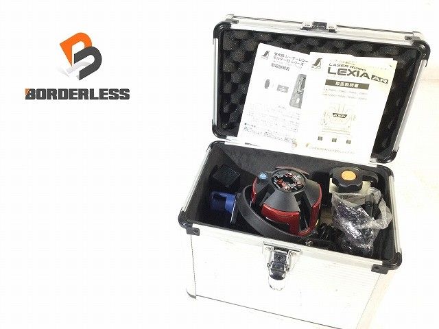 SHINWA シンワ レーザーロボ レクシア 51AR 品番 70905 受光機 ケース付き 光学測定器 レーザー墨出し器114816