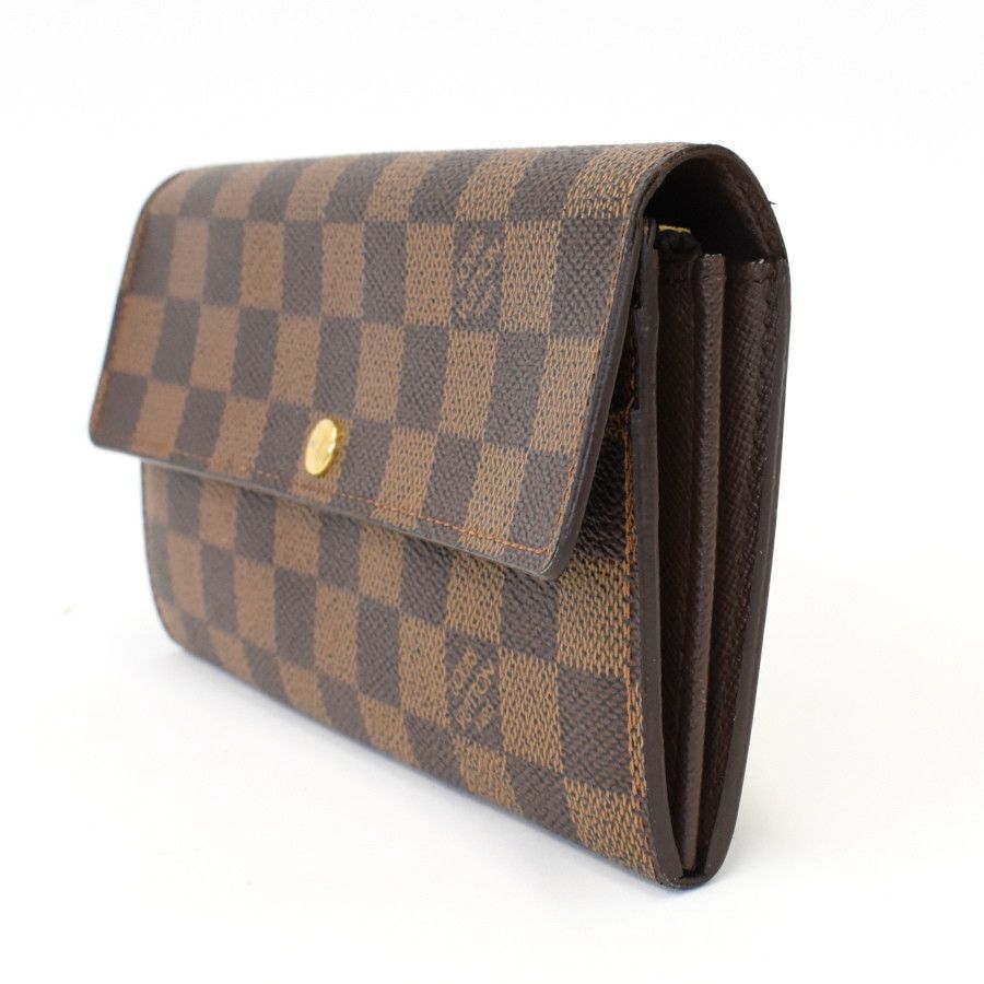 ルイヴィトン ポルトフォイユサラ N 61734 ダミエ ブラウン LOUIS VUITTON