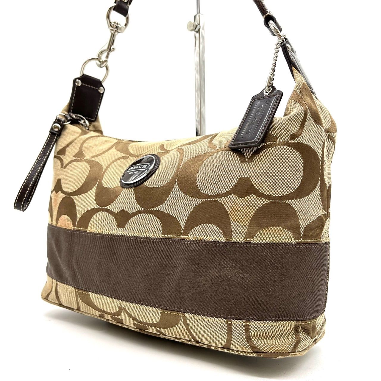 バッグ Coach Suede Signature Slim Flap y2k rare Coach y2k Burgundy Suede Shoulder Bag