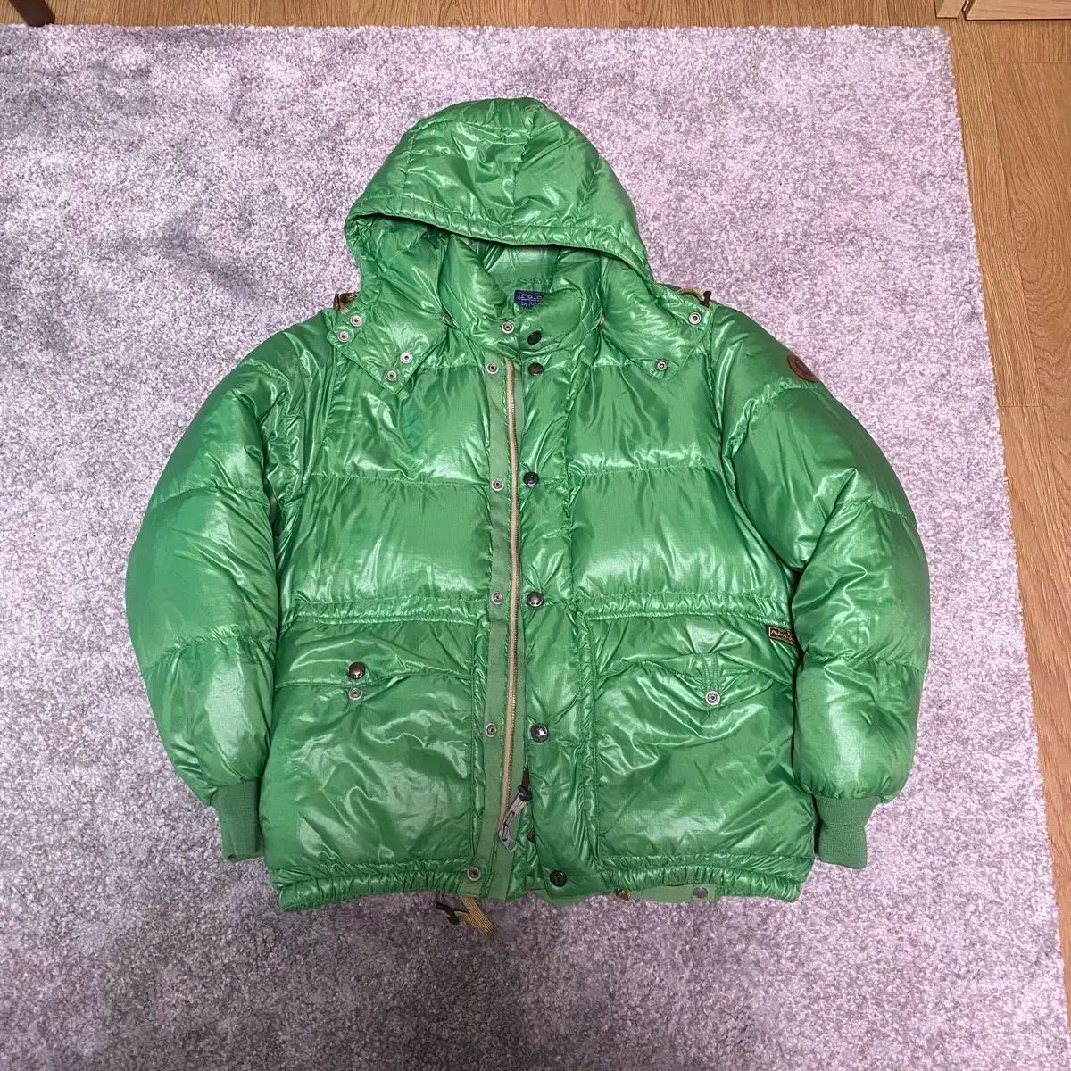 M ポロ ラルフローレン メンズ マウンテン ダウン パーカ グリーン