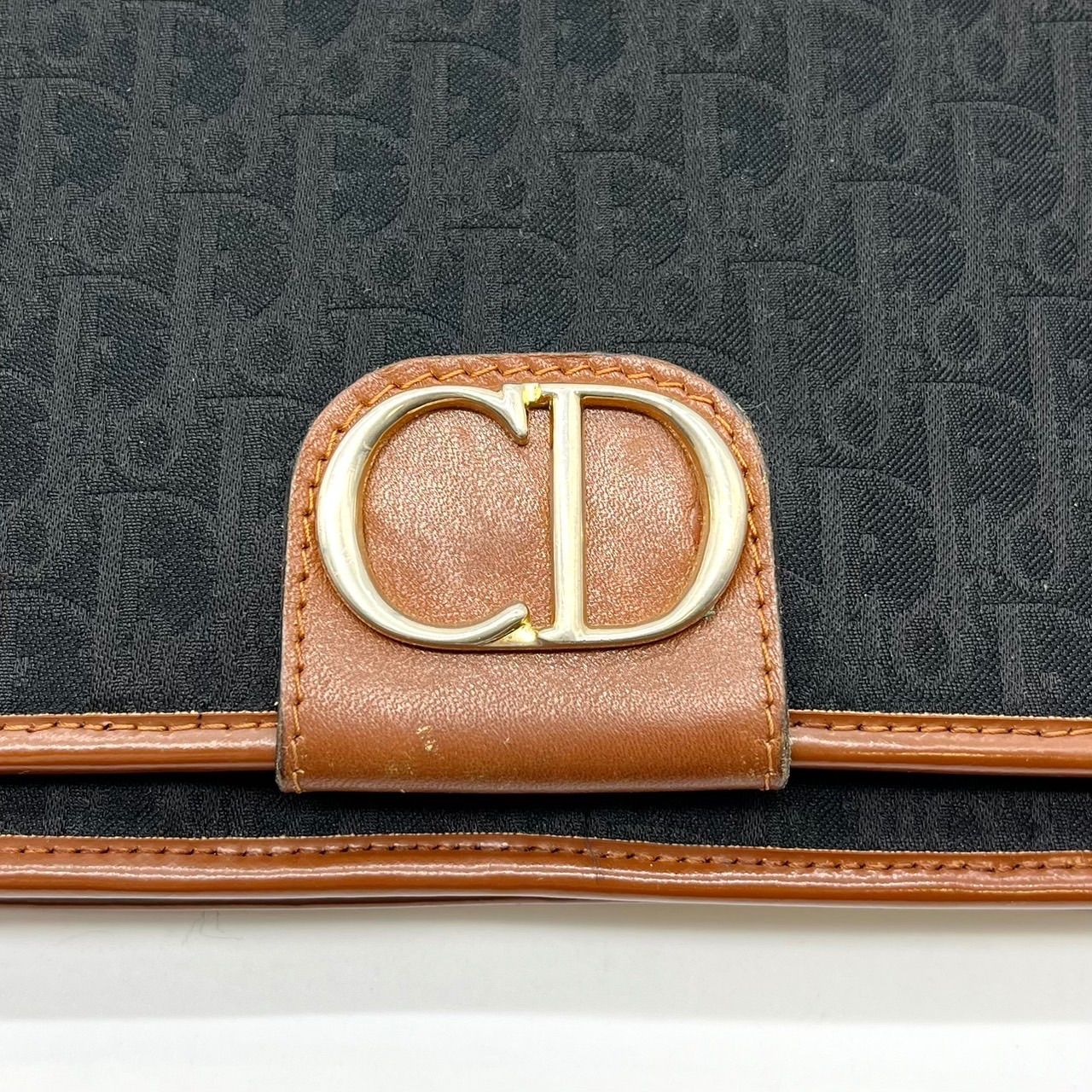 良品】 ChristianDior クリスチャンディオール CDロゴ金具 ショルダー