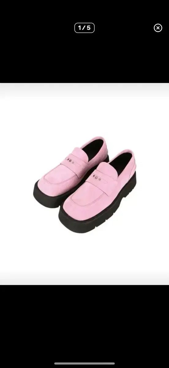 アンダースンベル ピンク ローファー