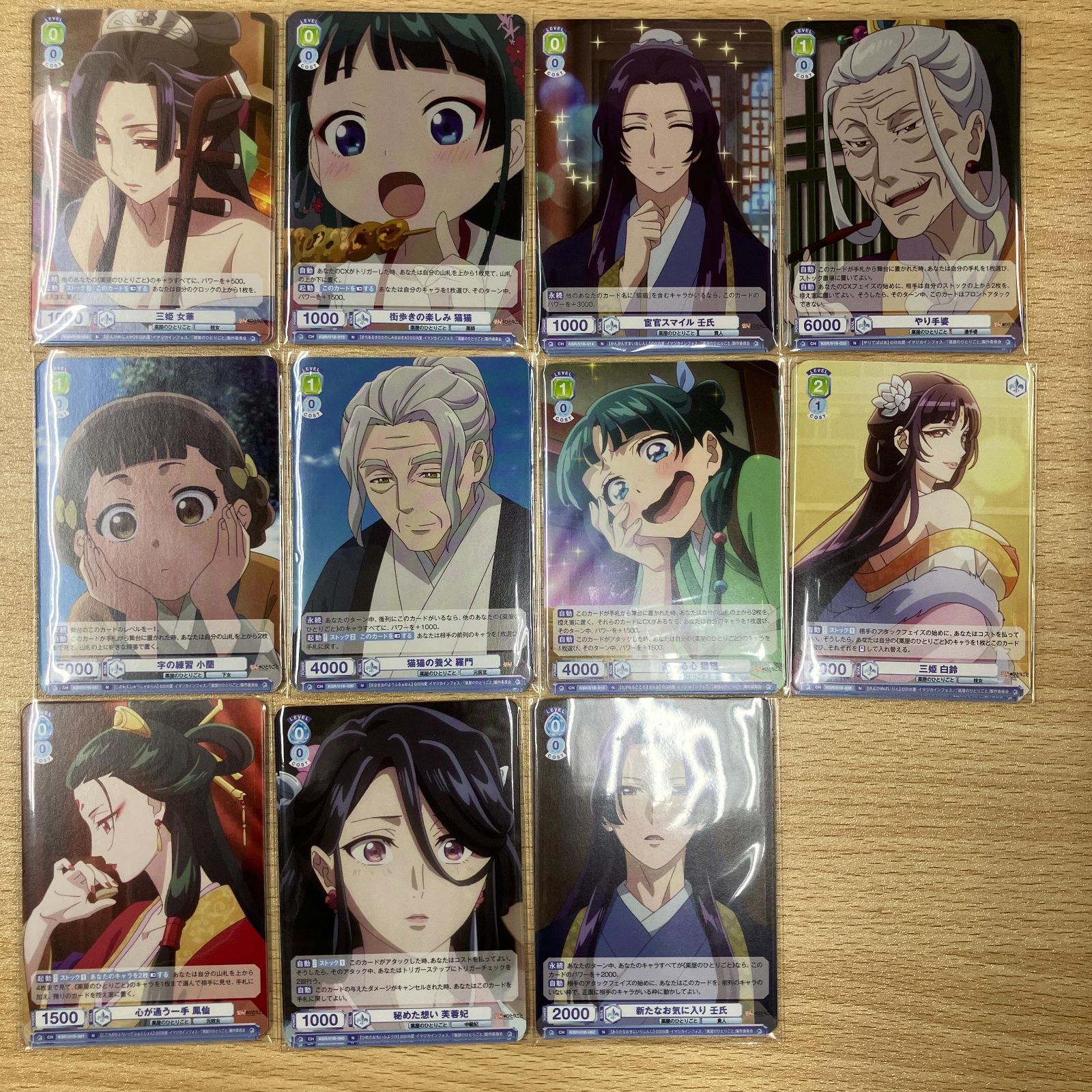 薬屋のひとりごと RR以下 4コン ヴァイスシュヴァルツブラウ - メルカリ