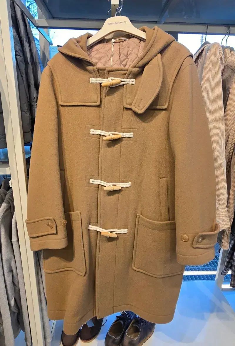 247シリーズ ウール ダッフルコート ベージュ Mサイズ