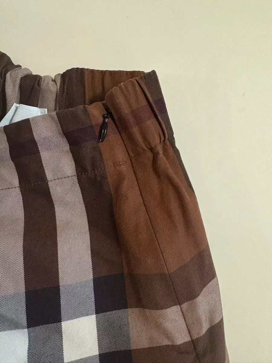 チェック ズボン