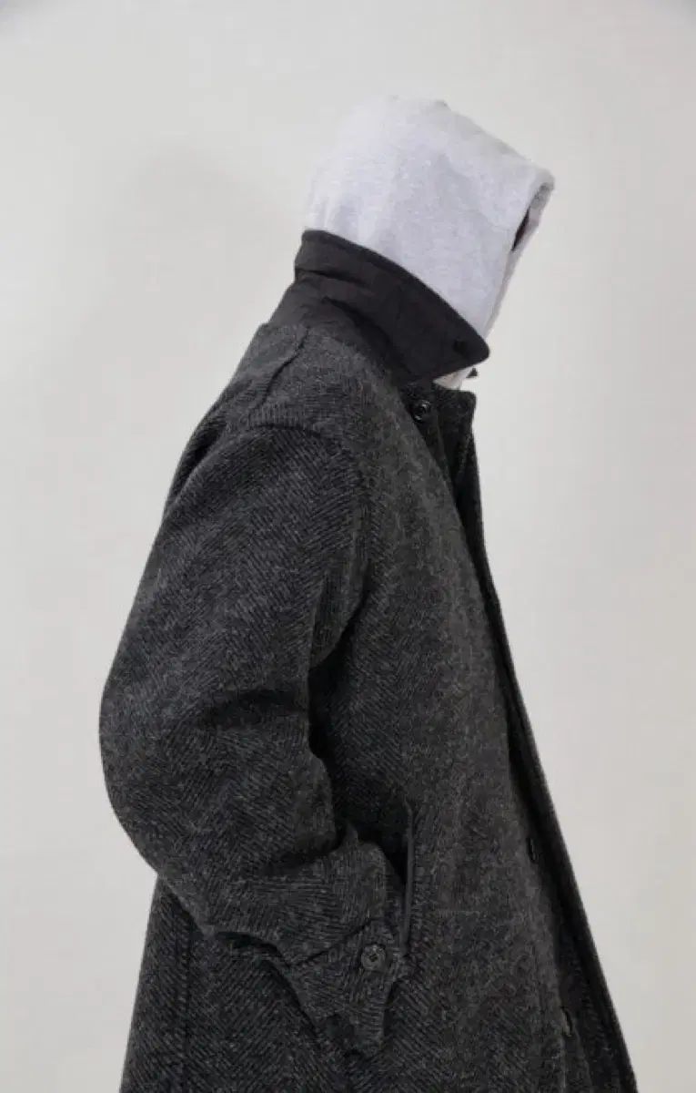 OLIVE DRAB SERVICE ODS 2-COMMUTER COAT-F B