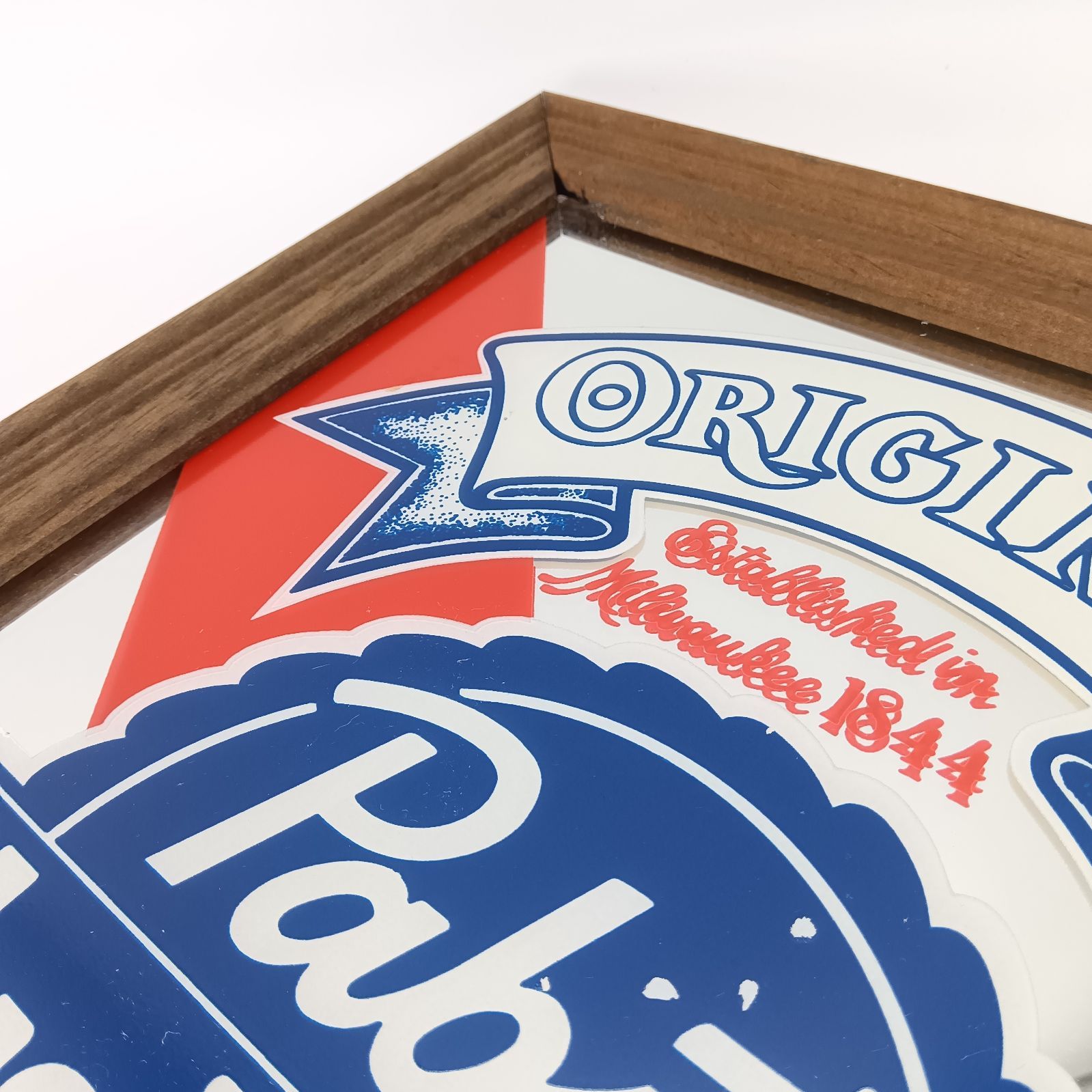 ヴィンテージ パブストブルーリボン パブミラー - メルカリ