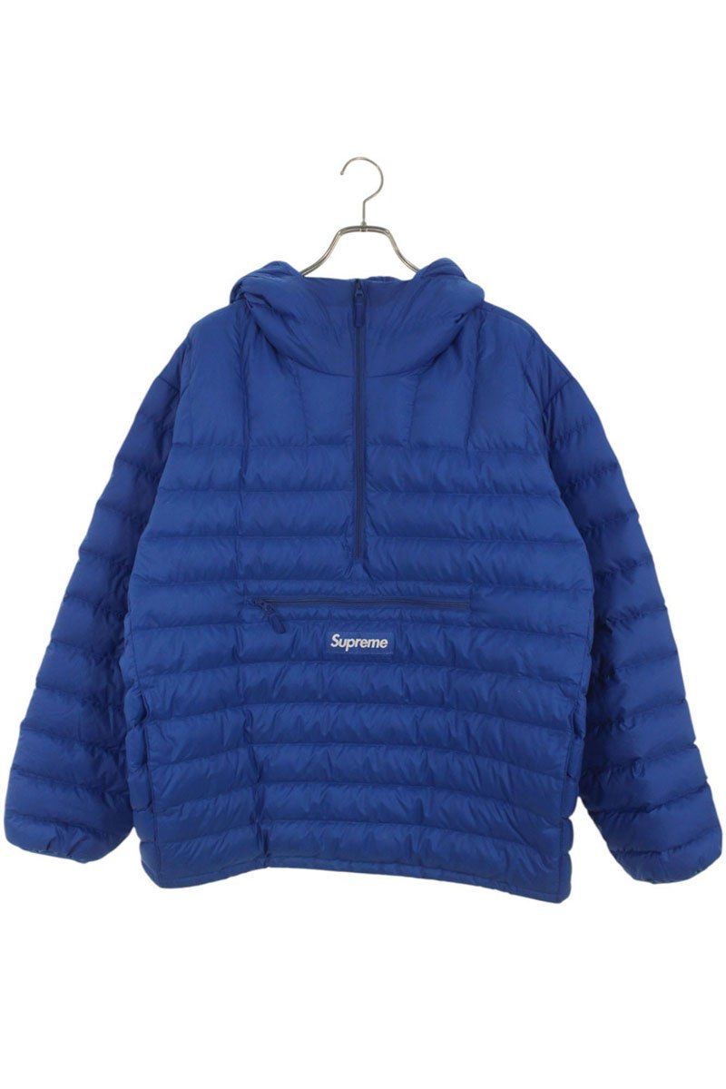 シュプリーム 23AW Micro Down Half Zip Hooded Pullove ハーフジップ