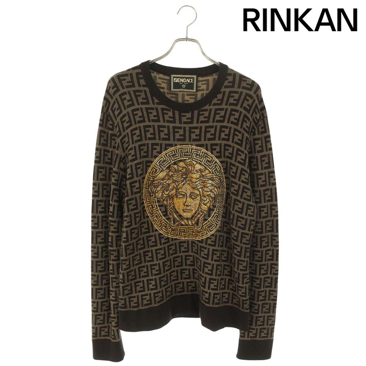 ヴェルサーチェ ×フェンディ FENDI 1006108 メデューサビーズ装飾