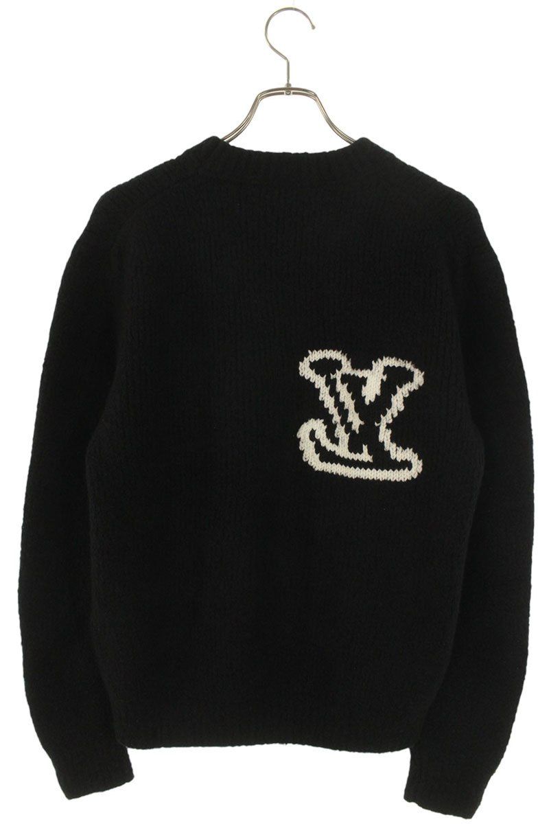 ルイヴィトン　サウンドニット ルイヴィトン 24SS RM241MQ VSS HQN45W ウールブレンドロゴクルー