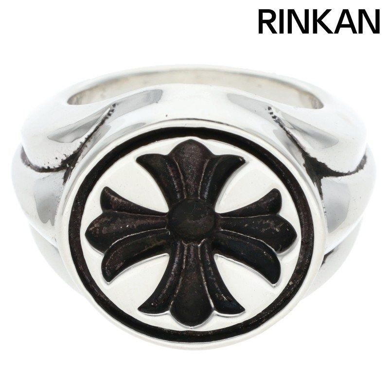 クロムハーツ SEAL STAMP CH PLS シールスタンプCHプラス シルバーリング メンズ 15.5号