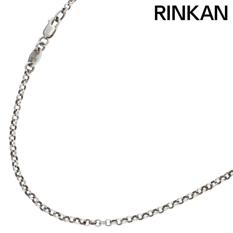 クロムハーツ NECKCHAIN R32 ロールチェーン32inch シルバーネックレス メンズ 32inch