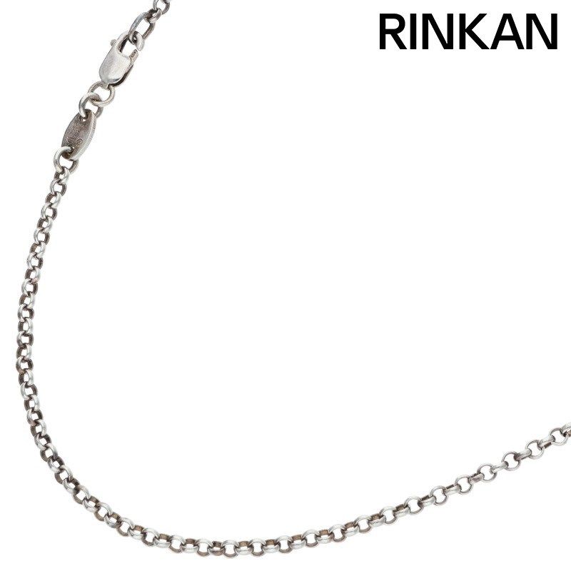 クロムハーツ NECKCHAIN R34 ロールチェーン34inch シルバーネックレス メンズ 34inch