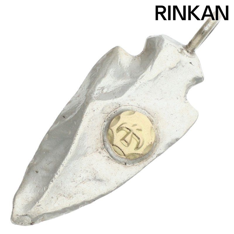 ゴローズ 金メタル付き矢じり 中 ネックレストップ メンズ 中