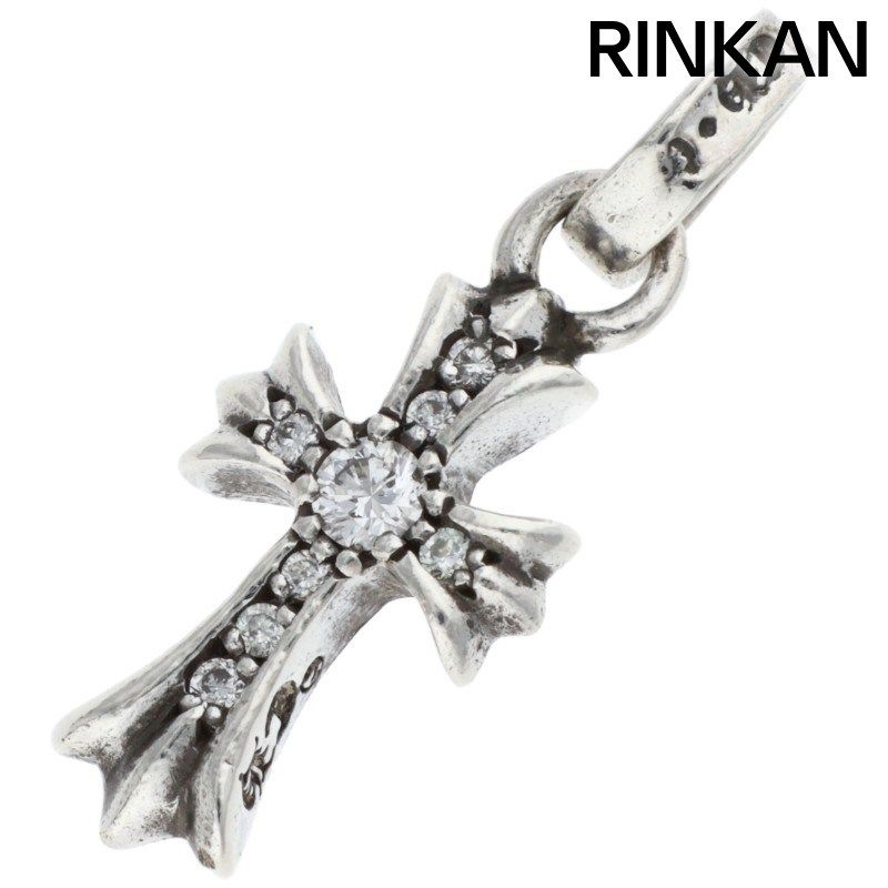 クロムハーツ CRS BBYFAT P DMND ベイビーファット PAVEダイヤ シルバーネックレストップ メンズ