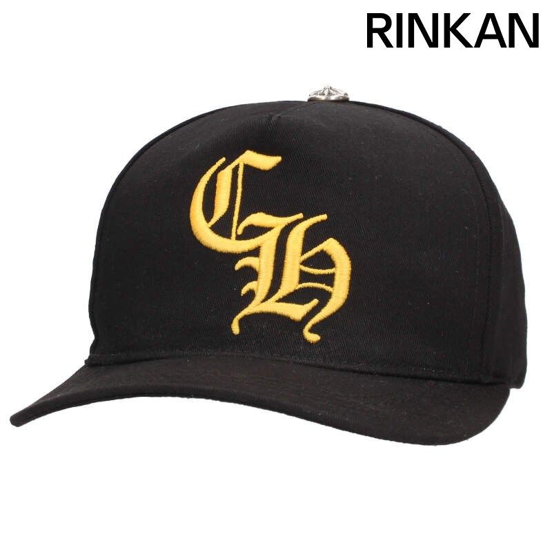 クロムハーツ CH HAT CHロゴ刺繍ベースボールキャップ帽子 メンズ ONE SIZE