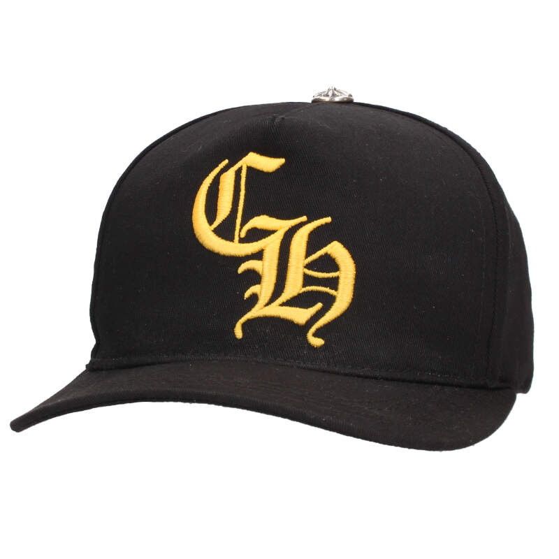 クロムハーツ CH HAT CHロゴ刺繍ベースボールキャップ帽子 メンズ ONE SIZE