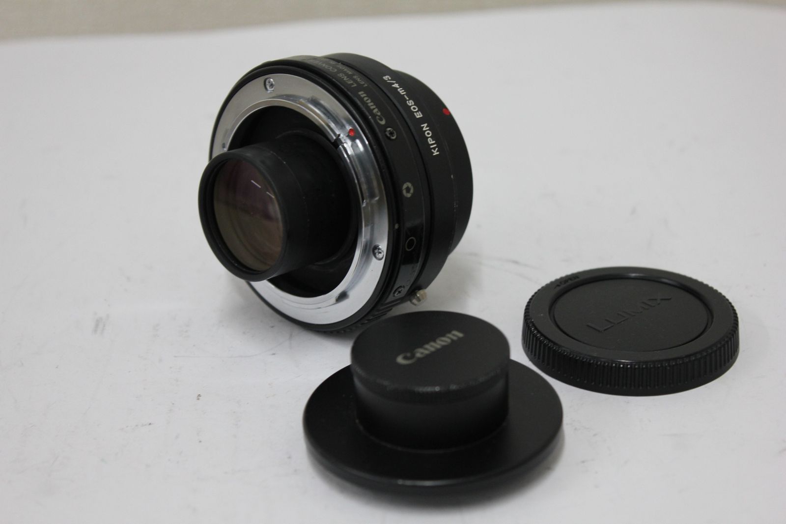 返品保証 キャノン Canon Lens Converter FD-EOS コンバーター Kipon EOS-m4 3 アダプター付き e3762