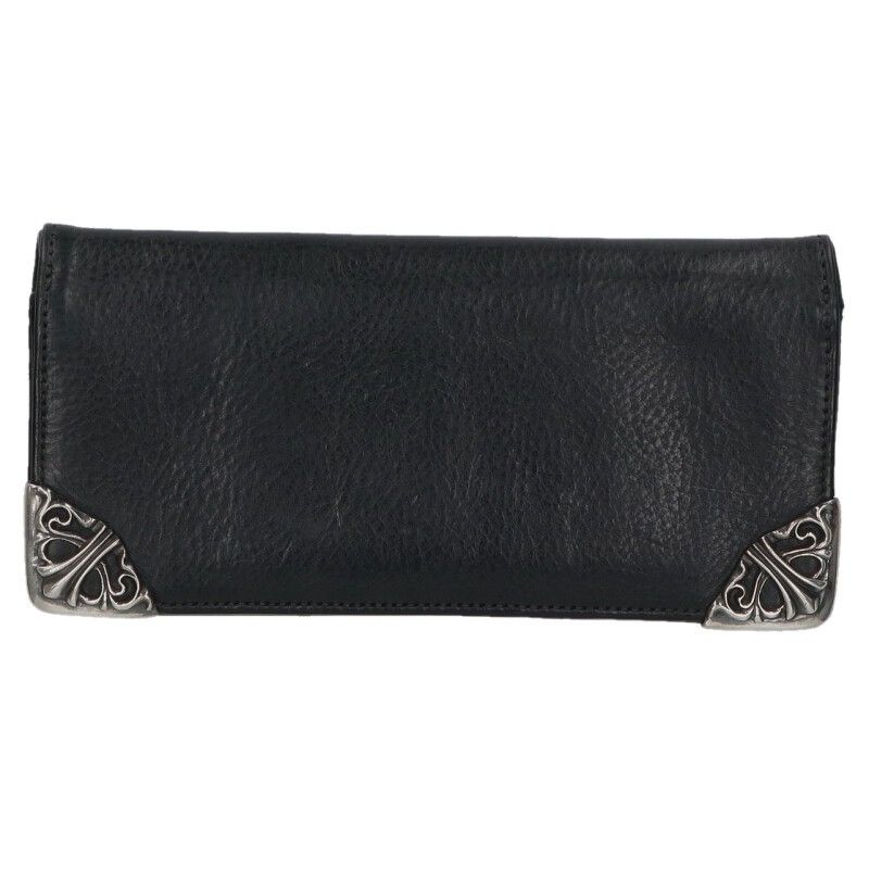 クロムハーツ LNG SNGL FLD TIPS シングルフォールド レザーウォレット財布 メンズ