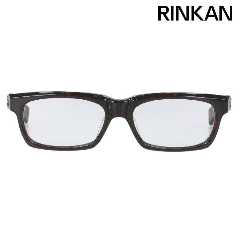 クロムハーツ SPLAT-A BSフ テンプルウェリントン型眼鏡 メンズ 55 17-143