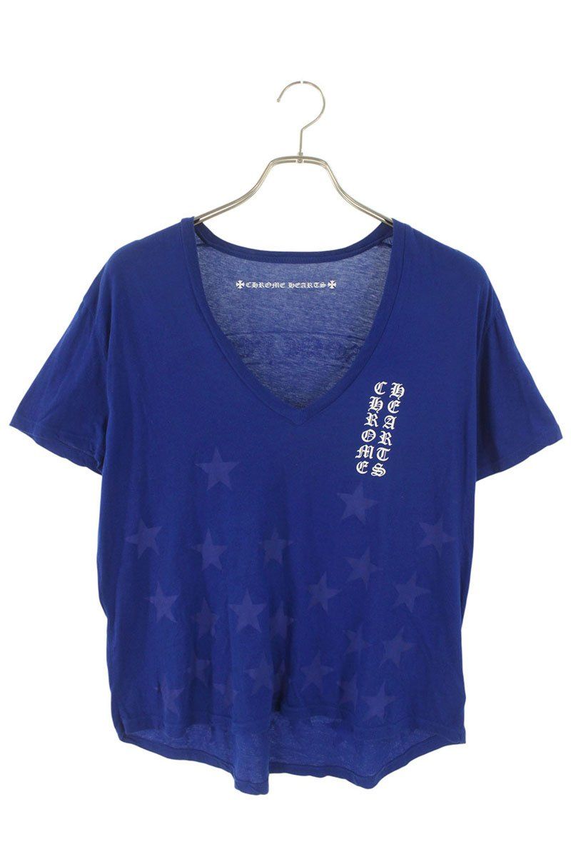 クロムハーツ CH T-SHRT 3 VネックスタープリントTシャツ レディース S