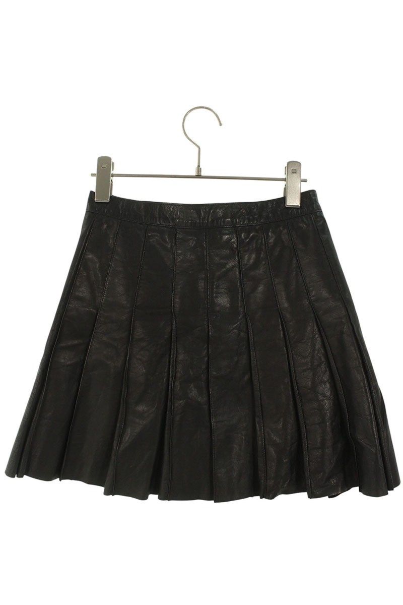 クロムハーツ 総柄レザースカート レディース 28インチ CHROME HEARTS  