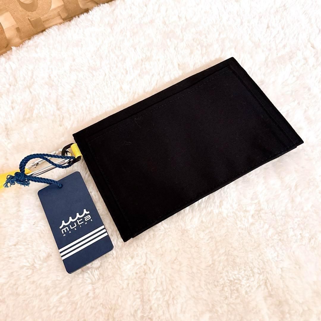 未使用タグ付き【ムータマリン】スクエア サコッシュ ポーチ マスク