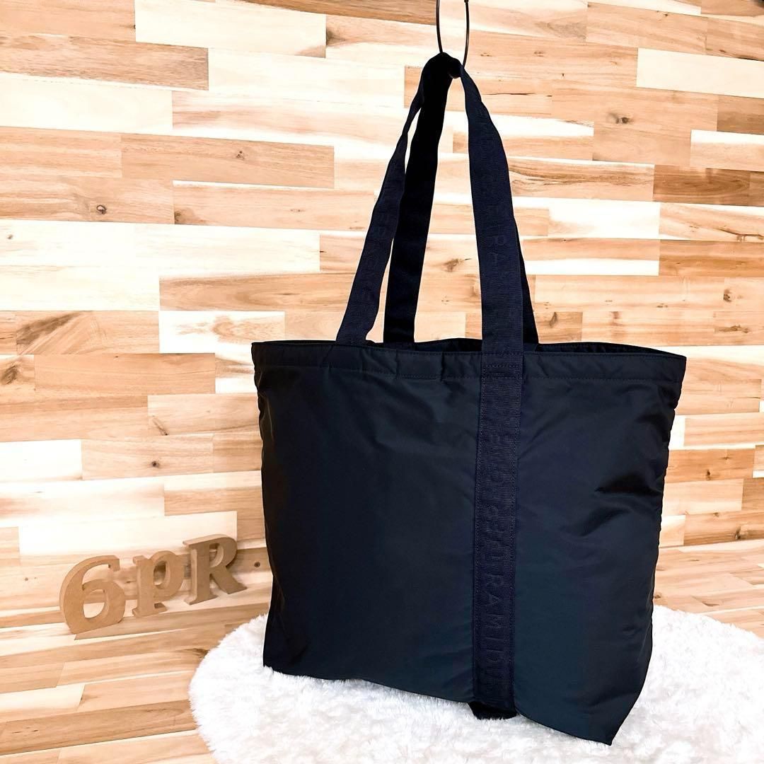 激 ラミダス×フラグメント コラボ マスターネイビー トートバッグL 紺