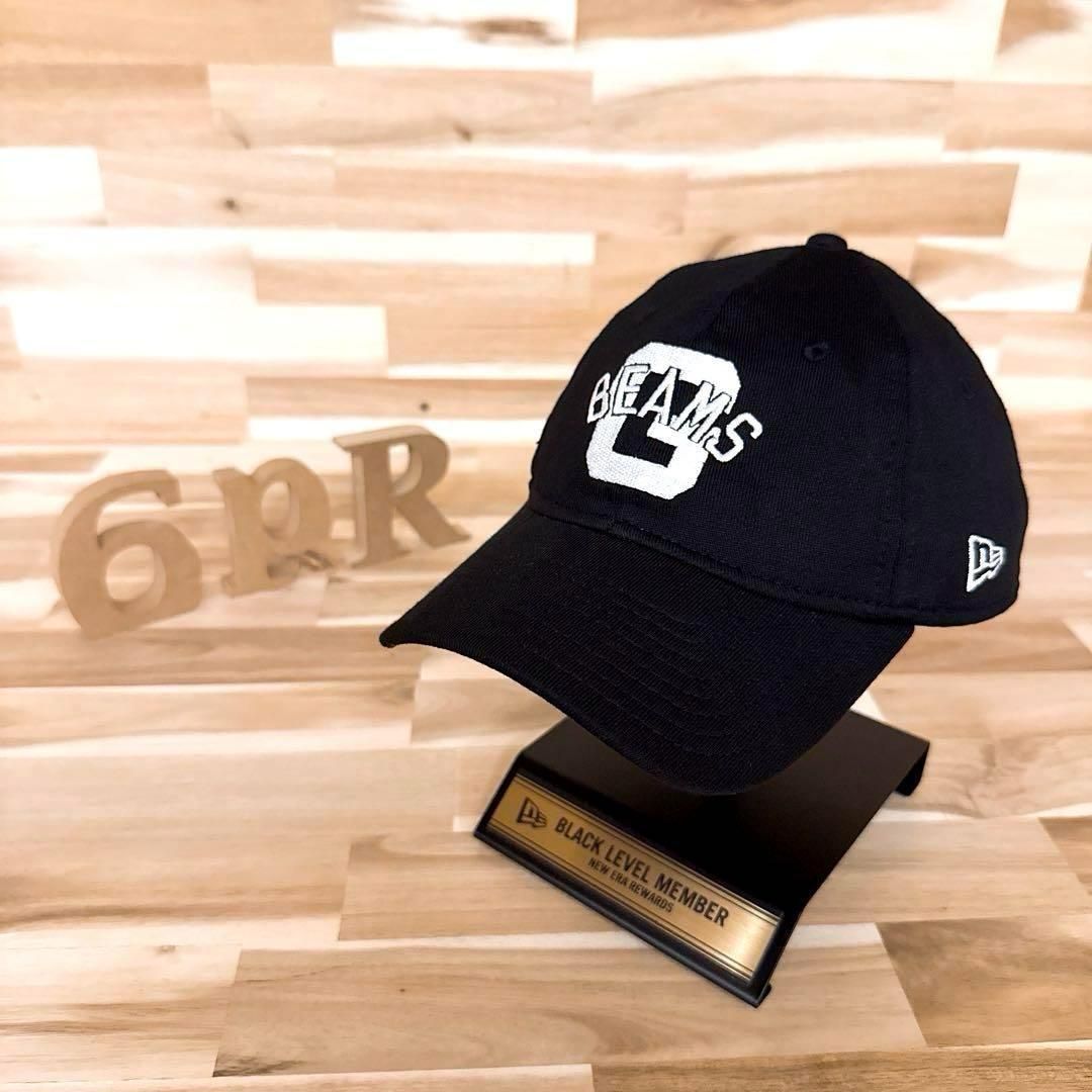 ニューエラ×ビームス 別注コラボ Gロゴ スウェットキャップ ゴルフ 黒