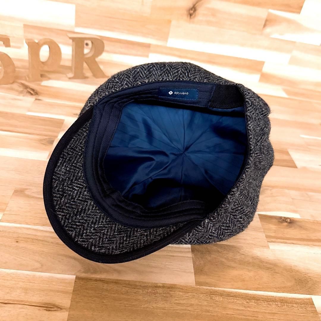 RRL ヘリンボーンキャスケット インディゴ M 美品 RRL ヘリンボーン