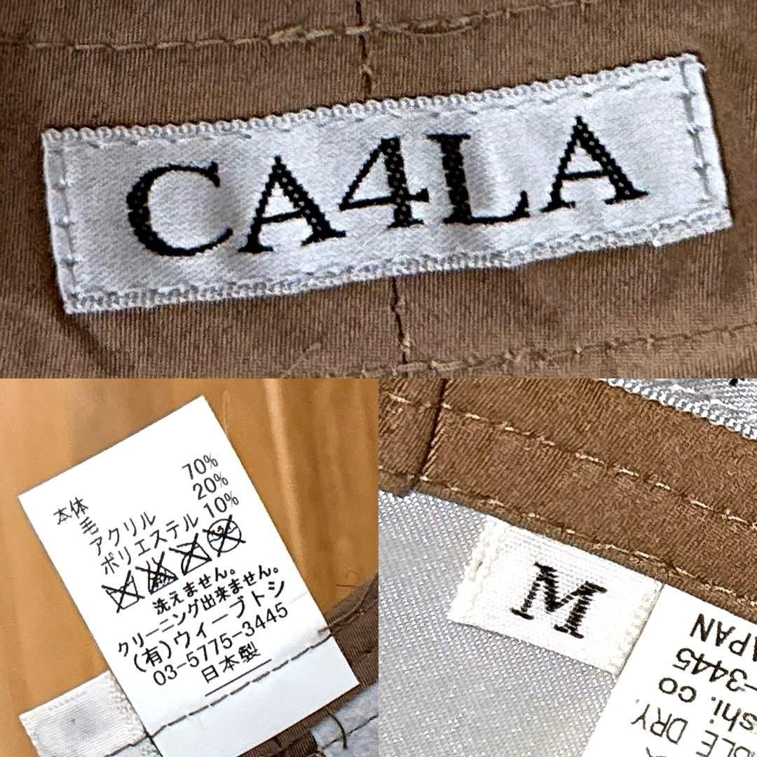 中古品 カシラ ワッフル 編み込み ウール 中折れハット リボン M 黒ブラック 値下げセール。