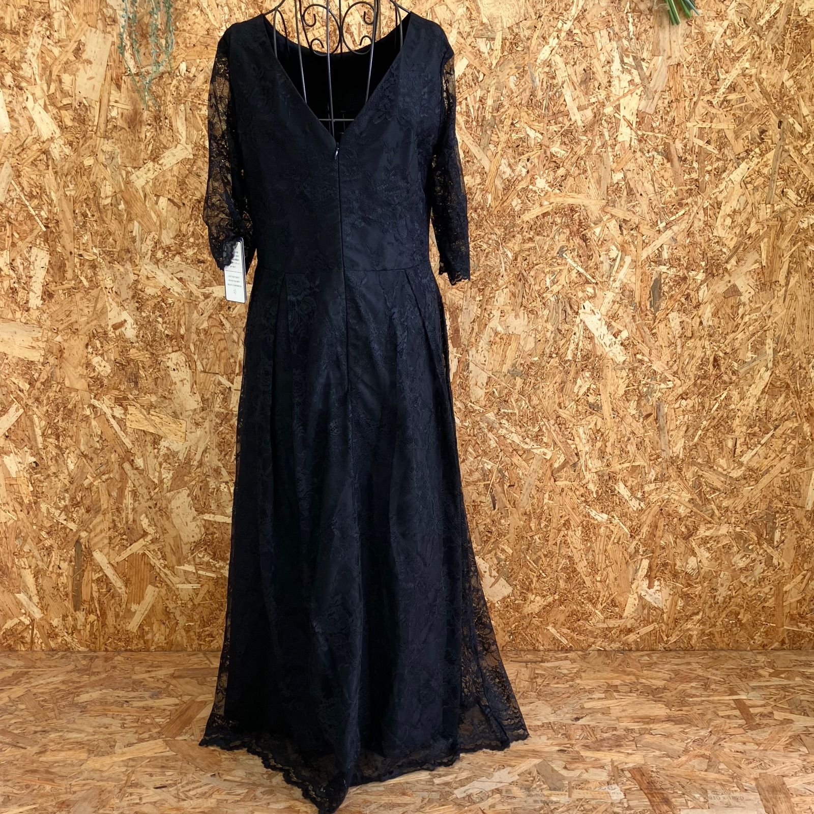 SG 4543 chu ロングドレス 総レース 花柄