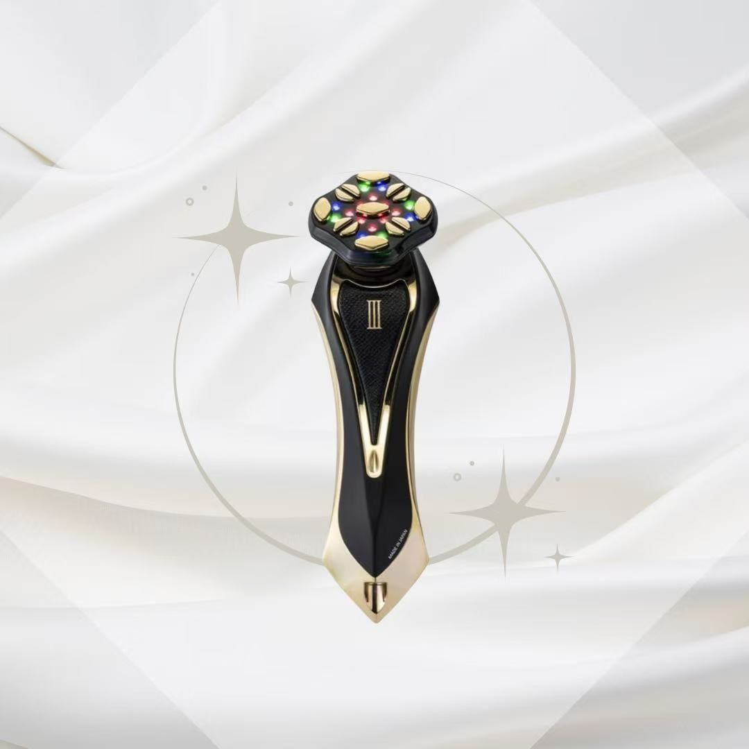 A.GLOBAL 美顔器 ZeusIII Zeus3 シャンパンゴールド ゼウススリー オールインワン小型美顔器総合美顔器 ZeusIII ゼウス3 ems リフトアップ シミ お手軽 リフトケア メイクさんの使う美顔器