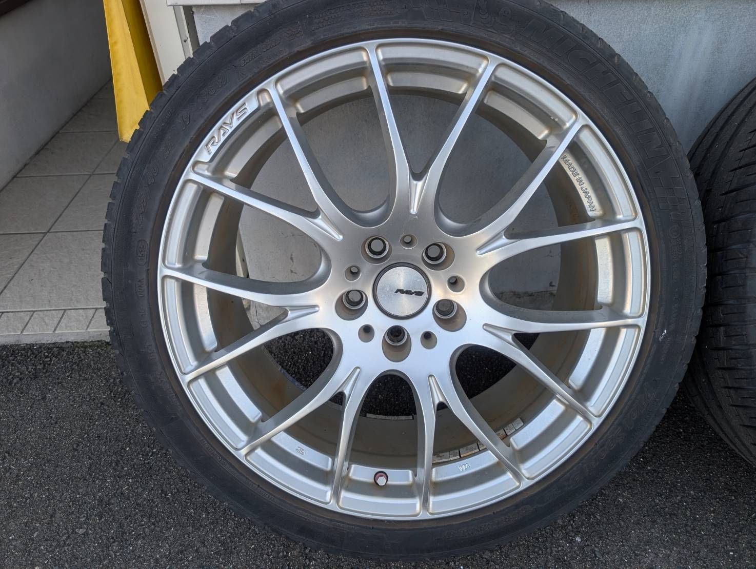 RAYS ホムラ 2 7 HOMURA 19インチ 19 8 5 J 45 PCD 114 3 5ｈ 245 40 R