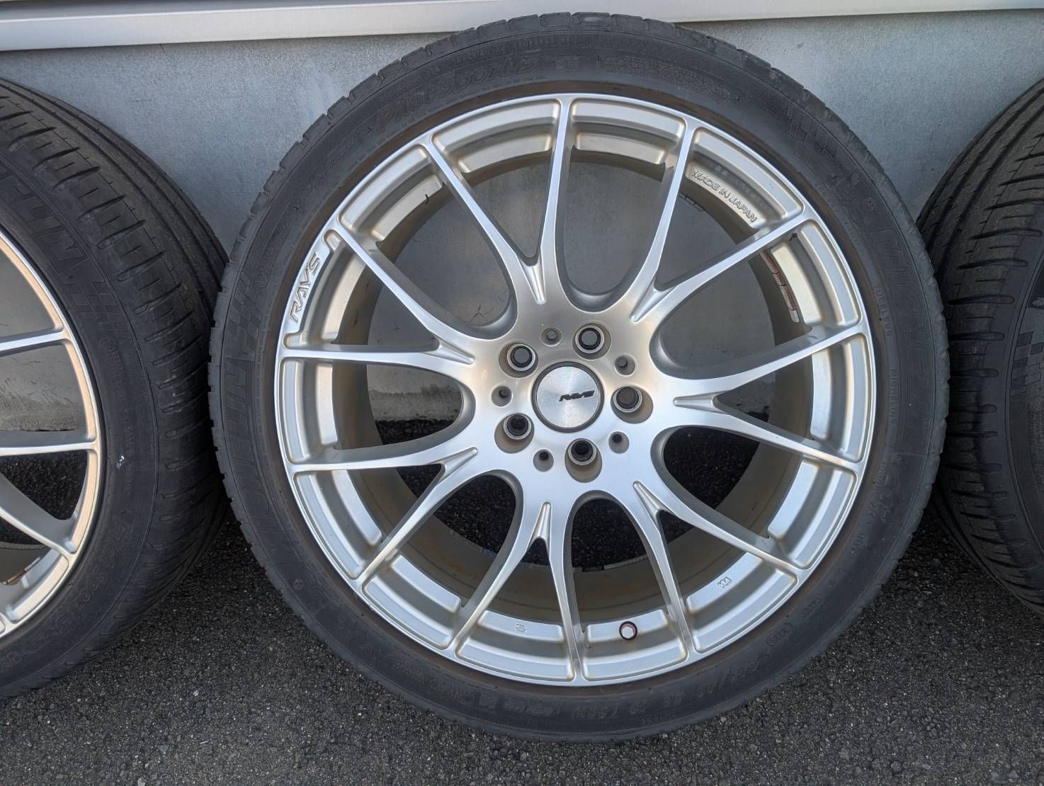  RAYS ホムラ 2 7 HOMURA 19インチ 19 8 5 J 45 PCD 114 3 5ｈ 245 40 R 19インチ タイヤ ホイールセット