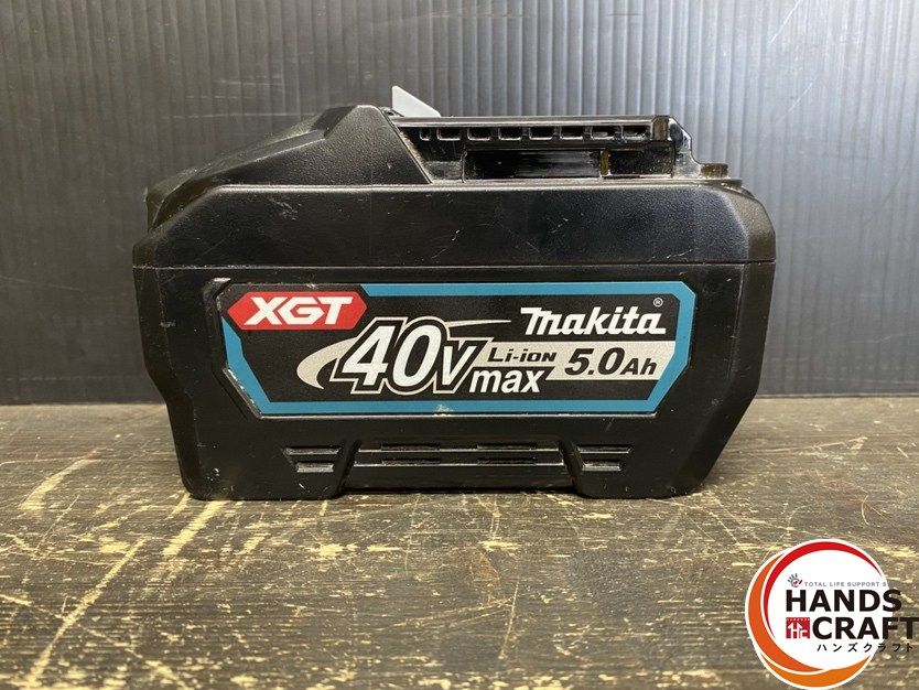 品 makita マキタ BL4050F リチウムイオンバッテリ バッテリー 40Vmax 5.0Ah 使用回数 10回