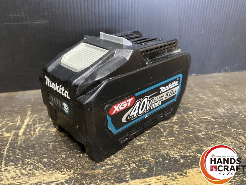 品 makita マキタ BL4050F リチウムイオンバッテリ バッテリー 40Vmax 5.0Ah 使用回数 10回