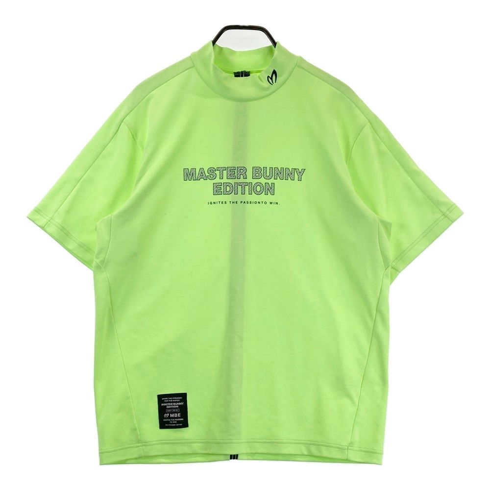 サイズ 7 MASTER BUNNY EDITION マスターバニーエディション モデル ハイネック 半袖Tシャツ グリーン系 240101556378 ゴルフウェア メンズ ストスト