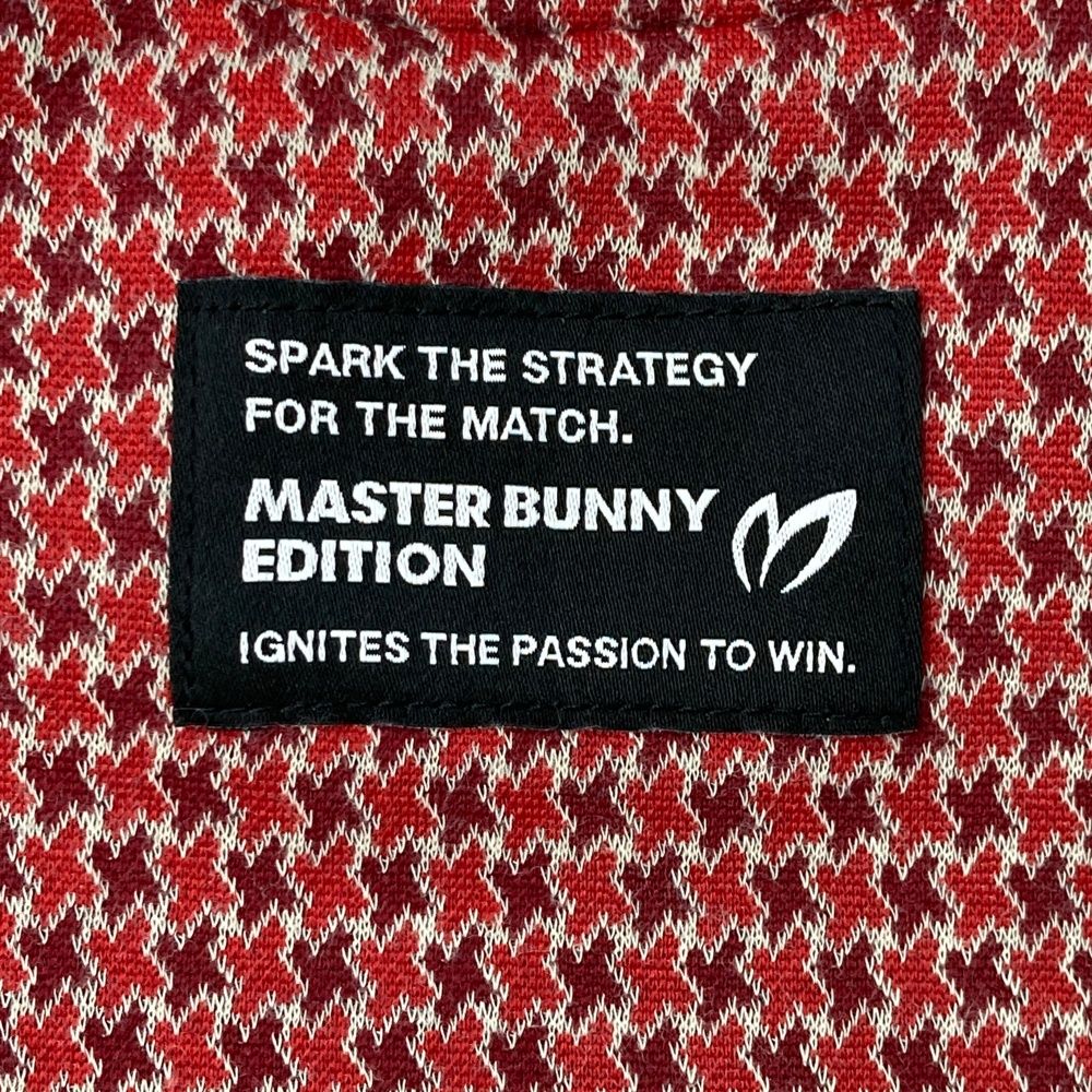 高得点の サイズ 1 MASTER BUNNY EDITION マスターバニーエディション モデル ハイネック 半袖Tシャツ 総柄 レッド系 240101562117 ゴルフウェア レディース ストスト