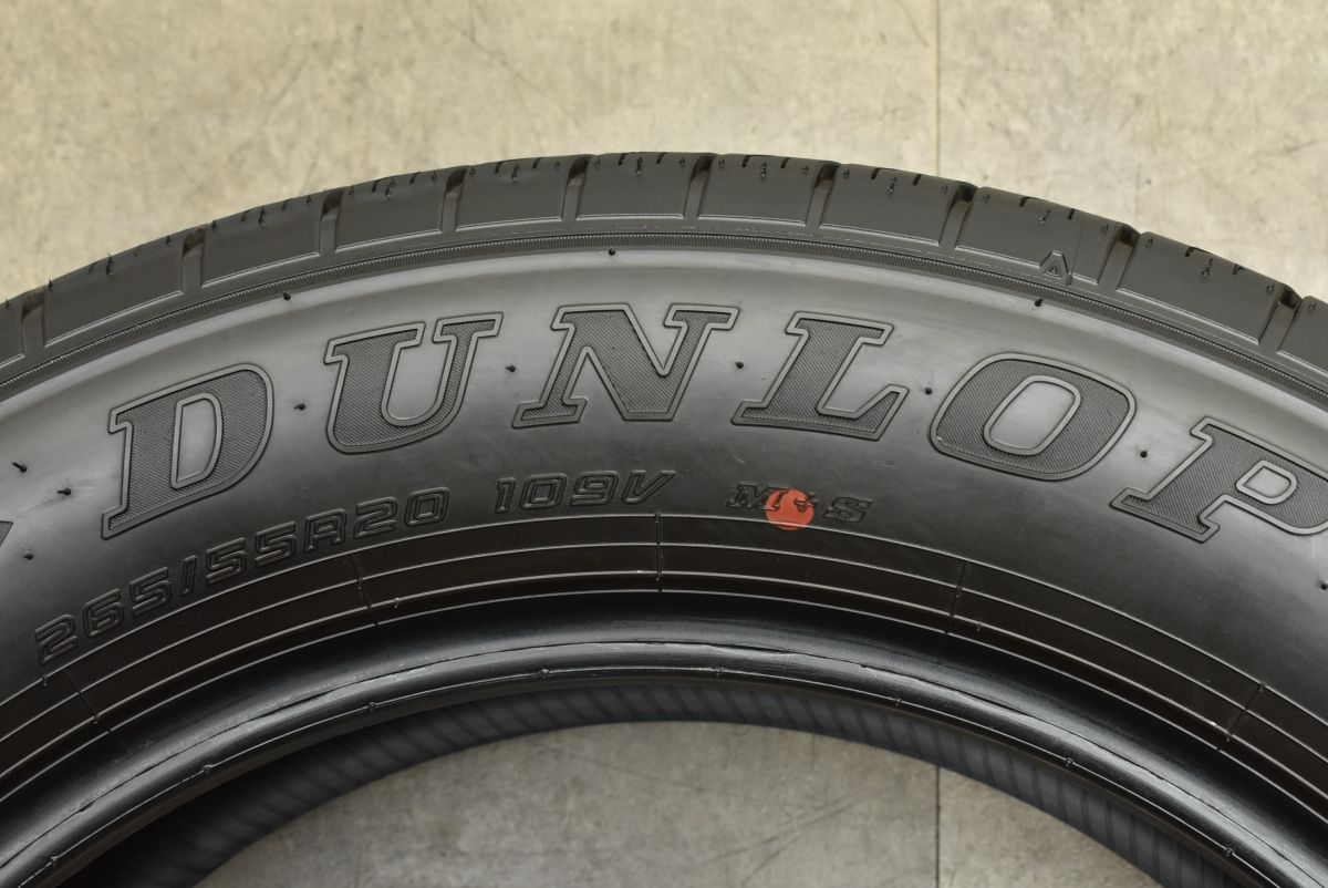  製 ほぼ新車外し品 ダンロップ グラントレック PT 5 A 265 55 R 20 4本 レクサス LX 600 700 h ランドクルーザー300 250 バリ溝 20インチ サマータイヤ ノーマルタイヤ